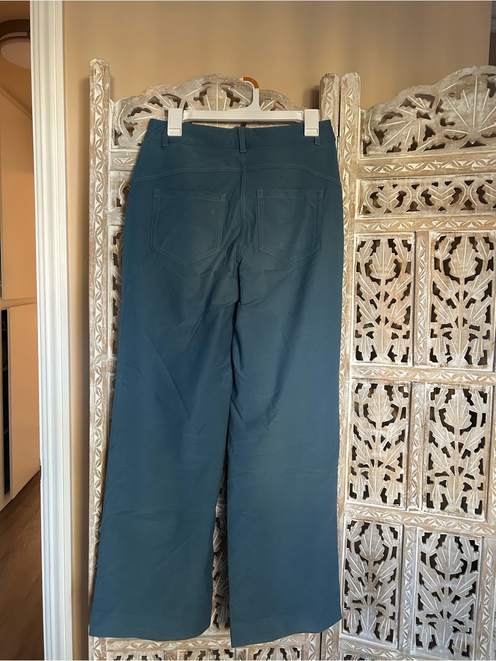 Lululemon City Sleek 5 Pocket High Rise Wide-Leg Pant Full Length | Utility Blue - Picture 2 of 5